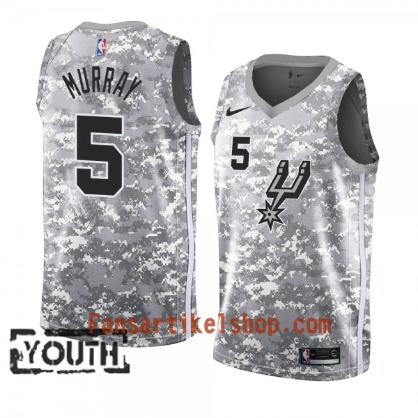 San Antonio Spurs Trikot Dejounte Murray 5 2018-19 Nike Grau Swingman - Kinder San Antonio Spurs Trikot Dejounte Murray 5 2018-19 Nike Grau Swingman - Kinder